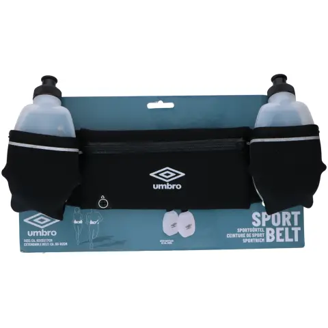 Umbro Heupriem met Hardloopflessen 2x300ml