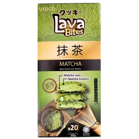 Lava Bites MY Lava Bites Kekse Matcha 200g