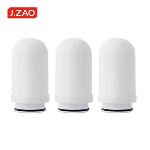 J.Zao 3st - Huishoudelijke Keuken Kraan Waterfilter Cartridge Wasbaar Patroon 3 Filterelementen