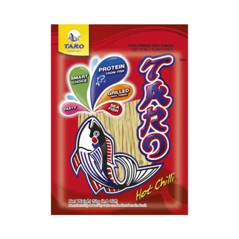 Taro Hot Chili Fisch Snack 52 G