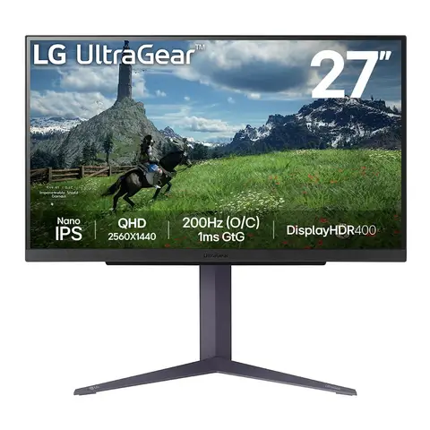 LG 27GS85Q-B Écran plat PC gaming 27" 68,6 cm, 2560 x 1440 pixels, Quad HD LCD - Noir