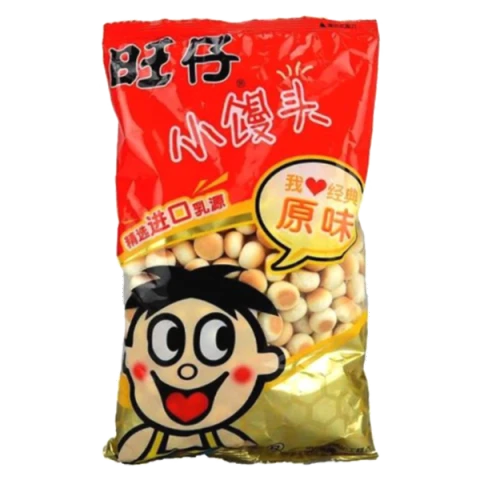 WANT WANT-SMALL BALL CAKE (SMALL MAN TOU) 210g 旺仔小馒头香经典原味 210g