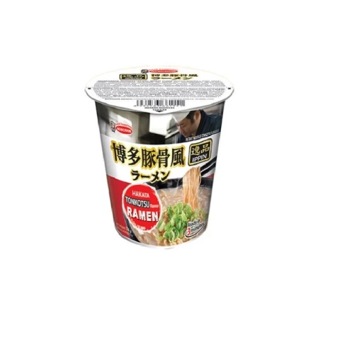 Acecook Ippin Instant Ramen Cup Hakata Tonkotsu Flavour 73g 逸品猪骨浓汤杯面 74克