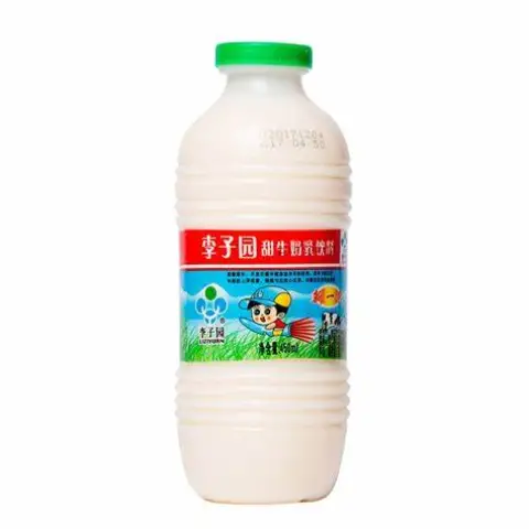 Li Zi Yuan – Original Flavour Milk Drink 450ml 李子园甜牛奶乳饮料 450ml/瓶