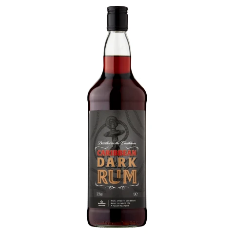 Morrisons Caribbean Dark Rum 1L