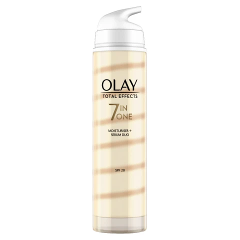 Olay Total Effects Moisturiser And Serum Duo With SPF 20, 40ml