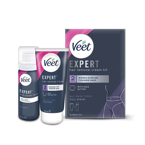 Veet Expert Hair Removal Cream Kit 2 x 50ml