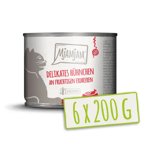 MjAMjAM - Delicious chicken with fruity strawberries 200g*6