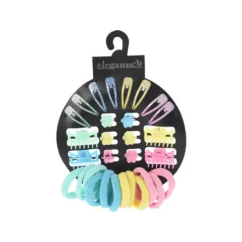 Accessoires pour cheveux élastiques pinces à cheveux 30 pièces style aléatoire