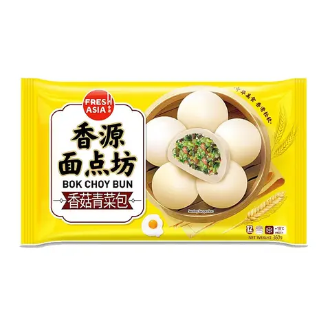 FRESHASIA Noodle House Petit pain aux champignons et légumes 360g
