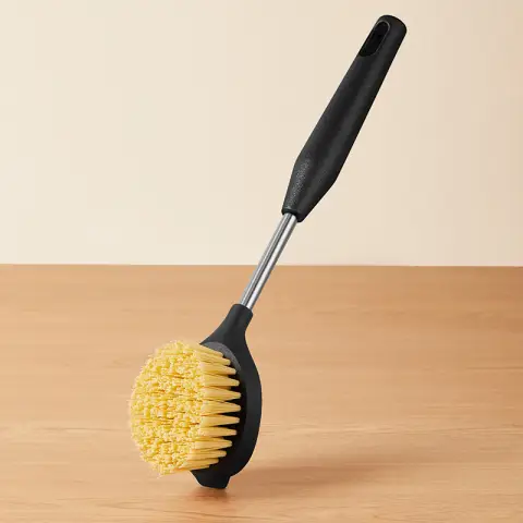COOKER KING Spülbürste, Flaschen-Wasserbürste, Spülbürste und Schrubberbürste, ergonomisch, rutschfest, langer Griff zum Reinigen, 28 cm