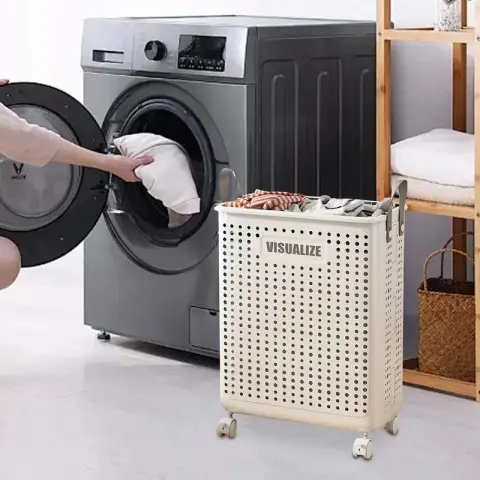 Foldable Dirty Clothes Basket Large Capacity Durable Movable Versatile Dirty Clothes Basket