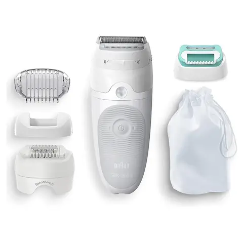 Braun Silk-épil 5 625 - 3-in-1 Epilator - 2 Extra Koppen - Wit & Paars