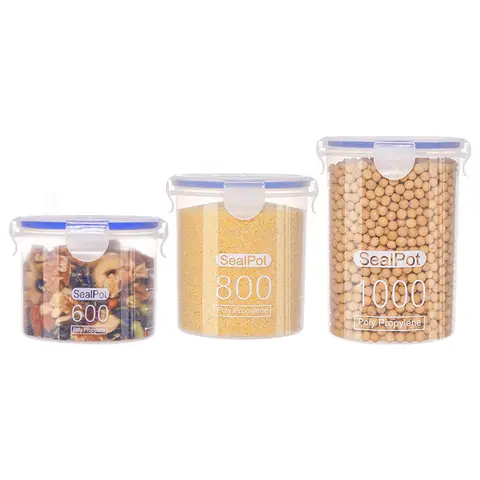 Récipients étanches pour céréales Baijie, 800ml, 6 pièces