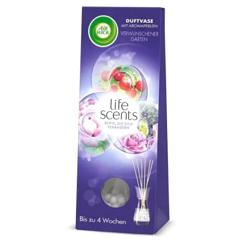 Airwick Duftvase mit Aromaperlen Verwunschener Garten