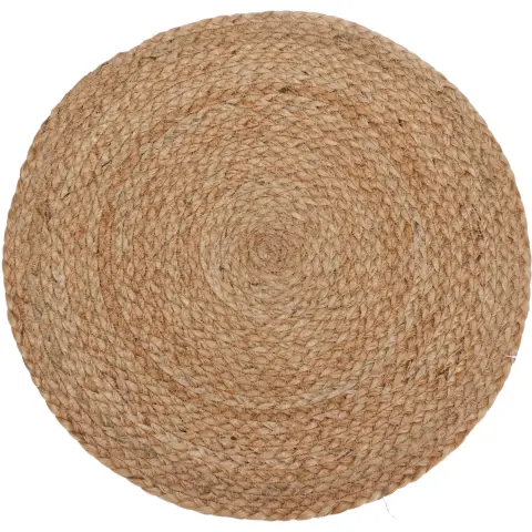 Tischset, rund, Jute, Durchmesser 37 cm