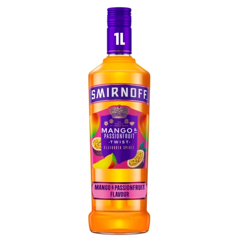 Smirnoff Mango & Passionfruit Twist Vodka Based Flavoured Spirit Drink 35% vol 1L