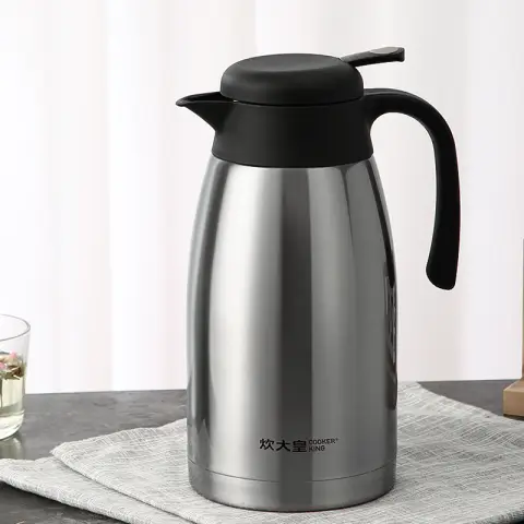 COOKER KING Thermos Kettle Hot Water Bottle Vacuum Warmer - 304 Stainless Steel - 2.2L Thermos Flask