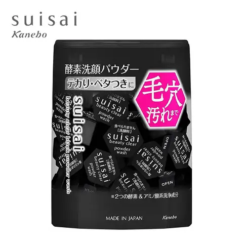Kanebo Suisai Beauty Clear Zwarte Poederreiniger 32 Capsules