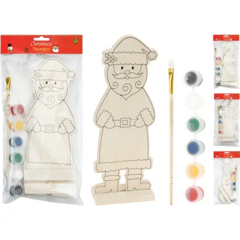 Weihnachtsfarben-Set für Holz – 2 Stile zur Auswahl