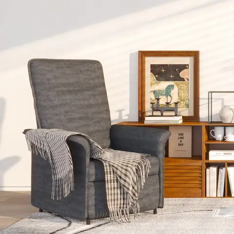 Loctek Fauteuil Relax - Fauteuil Inclinable Électrique - Ergonomique - Repose-pieds Stable