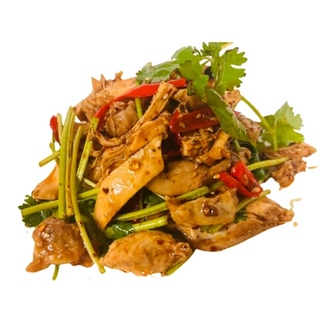 Laweiju Poulet effiloché à la main avec sauce au sésame