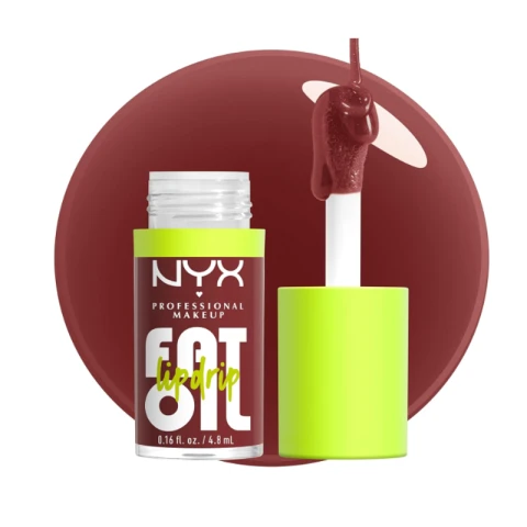 NYX PROFESSIONAL MAKEUP Fat Oil Lip Drip Moisturizing Shiny Vega...