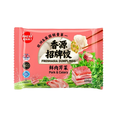 Freshasia Pork & Celery Dumplings 400g