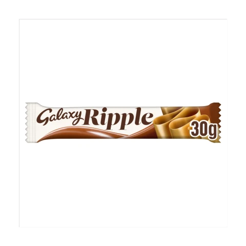 Galaxy Ripple Milk Chocolate Single Snack Bar 30g