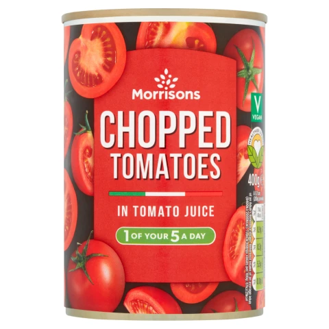 Morrisons Chopped Tomatoes in Tomato Juice 400g