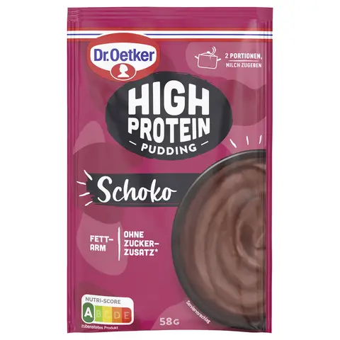 Dr. Oetker High Protein Pudding-Pulver Schoko 58 g