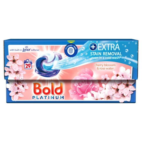 Bold Platinum PODS Washing Liquid Capsules 29 Washes, Cherry Blossom