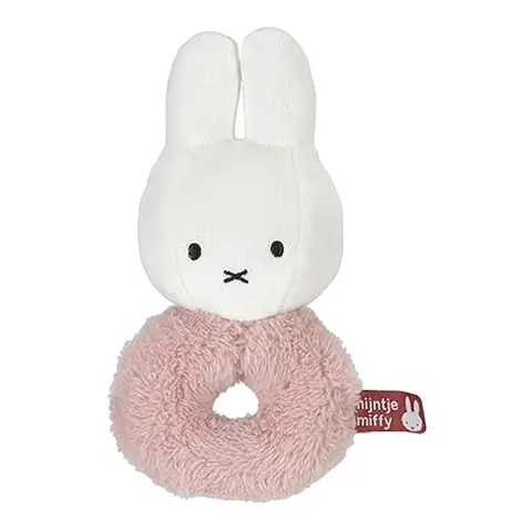 Little Dutch Miffy Fluffy Rattle Pink