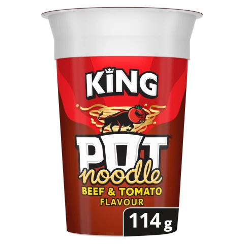 Pot Noodle King Beef Tomato 114g