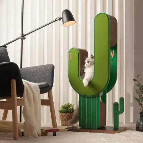 Coneko Großes Kaktus-Katzenklettergerüst