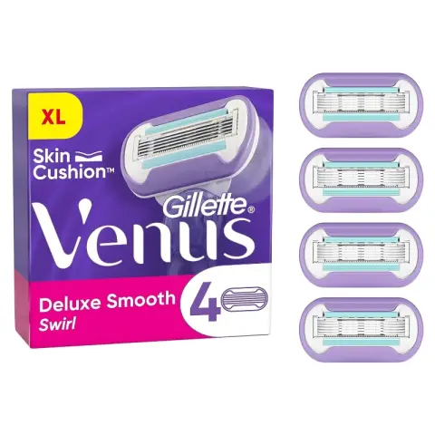 Gillette Venus Deluxe Smooth Swirl Rasierklingen 4er 4 St