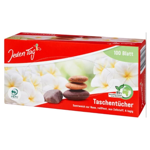 Jeden Tag Taschentücher 4-lagig