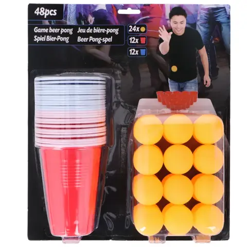 Beer Pong adulte 48 pièces PS