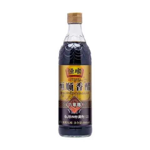 Hengshun Mature Zhenjiang vinegar 580ml 恒顺六年陈镇江香醋 580ml