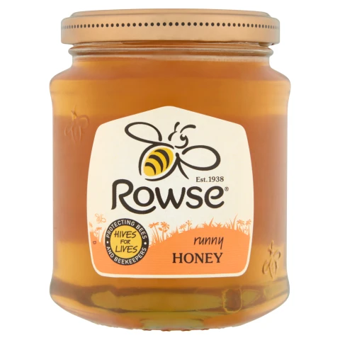 Rowse Pure Natural Clear Honey Squeezy 340g