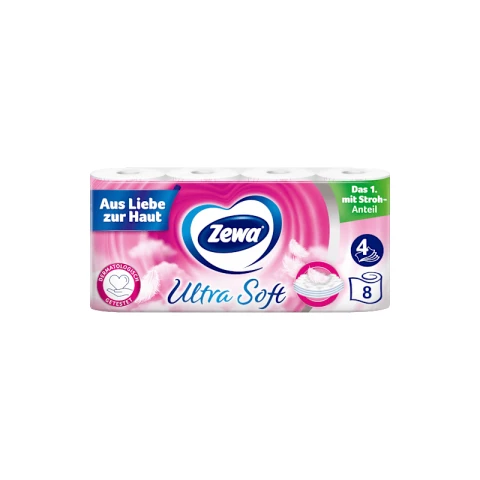Zewa Toilettenpapier Extra Soft 4-lagig 8 x 150 Blatt