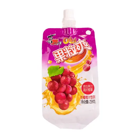 ST Fruit Flavored Drink - Red Grape 喜之郎果粒爽-紅葡萄258g
