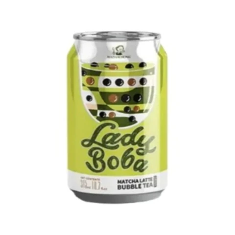 Frau Hong Lady Boba Matcha Latte Bubble Tea Getränk 315ml