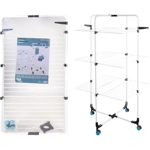 Bathroom Solution LDR - 3L Foldable Rolling Drying Rack (30m Line)