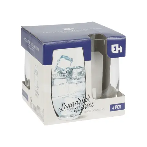 Excellent Houseware Glas set 360ml set 4sts