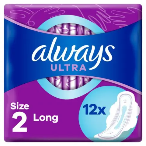Always Monthly Pads - Ultra Long with wings 12 pieces
