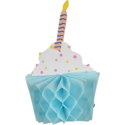 Guirlande de décoration d'anniversaire 12 cm 6 pièces