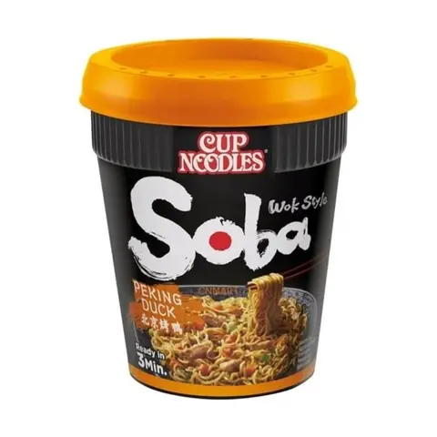 Nissin Nouilles Soba en pot canard laqué 87g