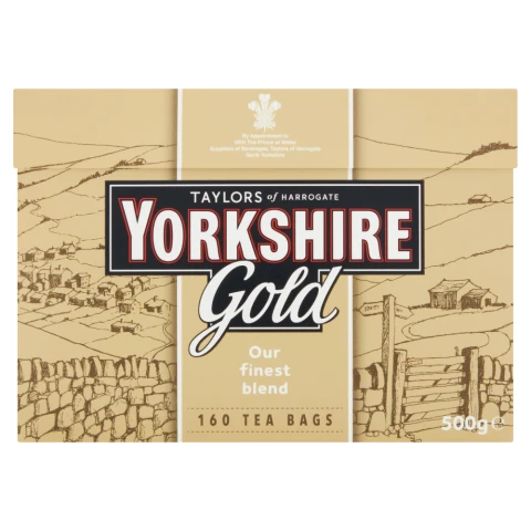 Taylors Of Harrogate Yorkshire Gold 160 Tea Bags 500g