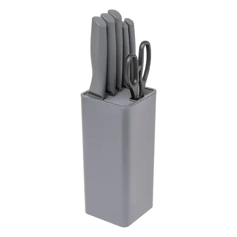 5-Piece Knife Set With Scissors And Block